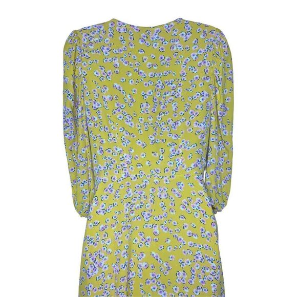 Nicholas Lydia Mini Dress In Yellow Floral NWT Size 2 - Picture 8 of 11